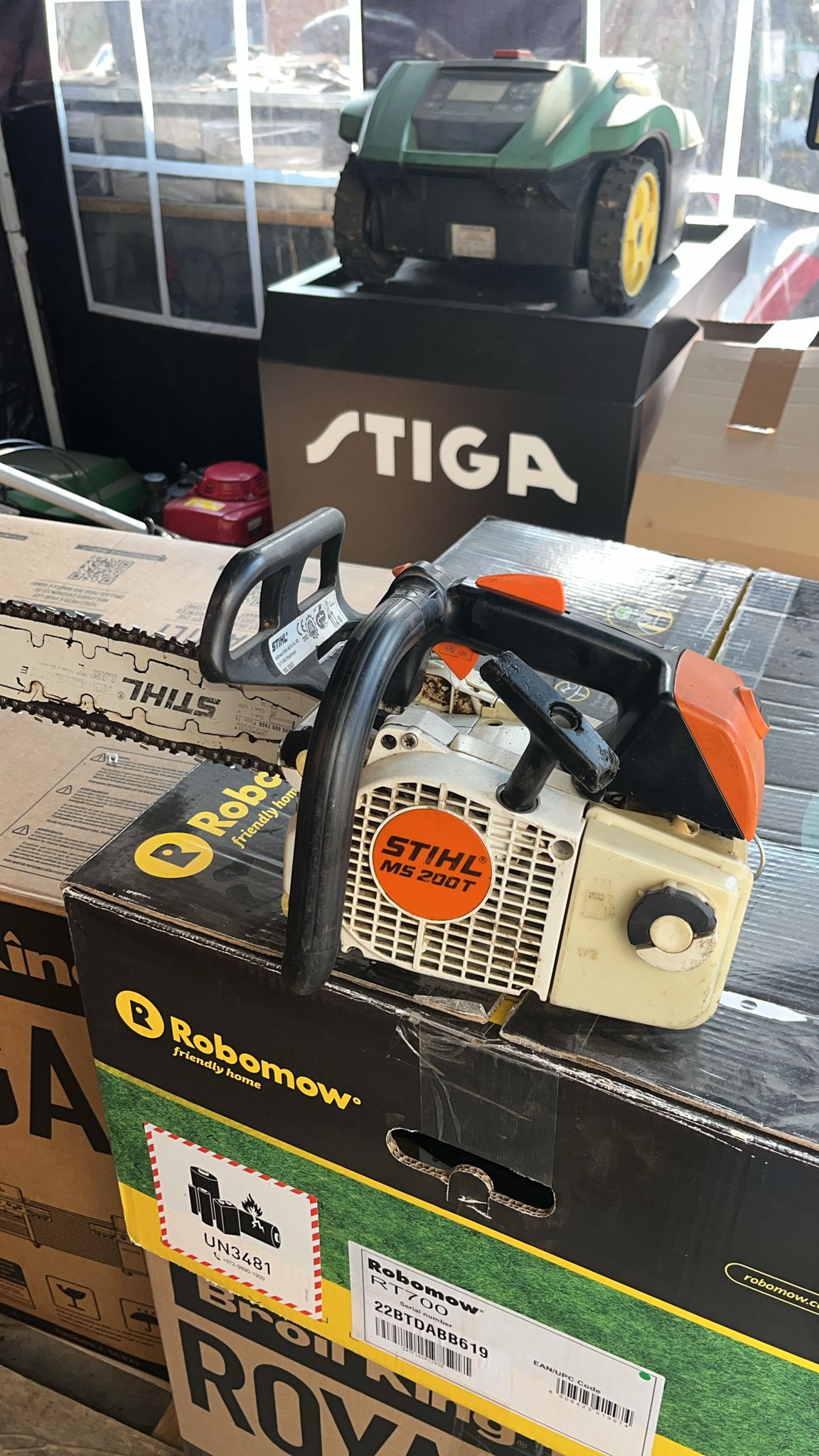 Mitica MS200T con pistone e carburatore nuovo/scualo