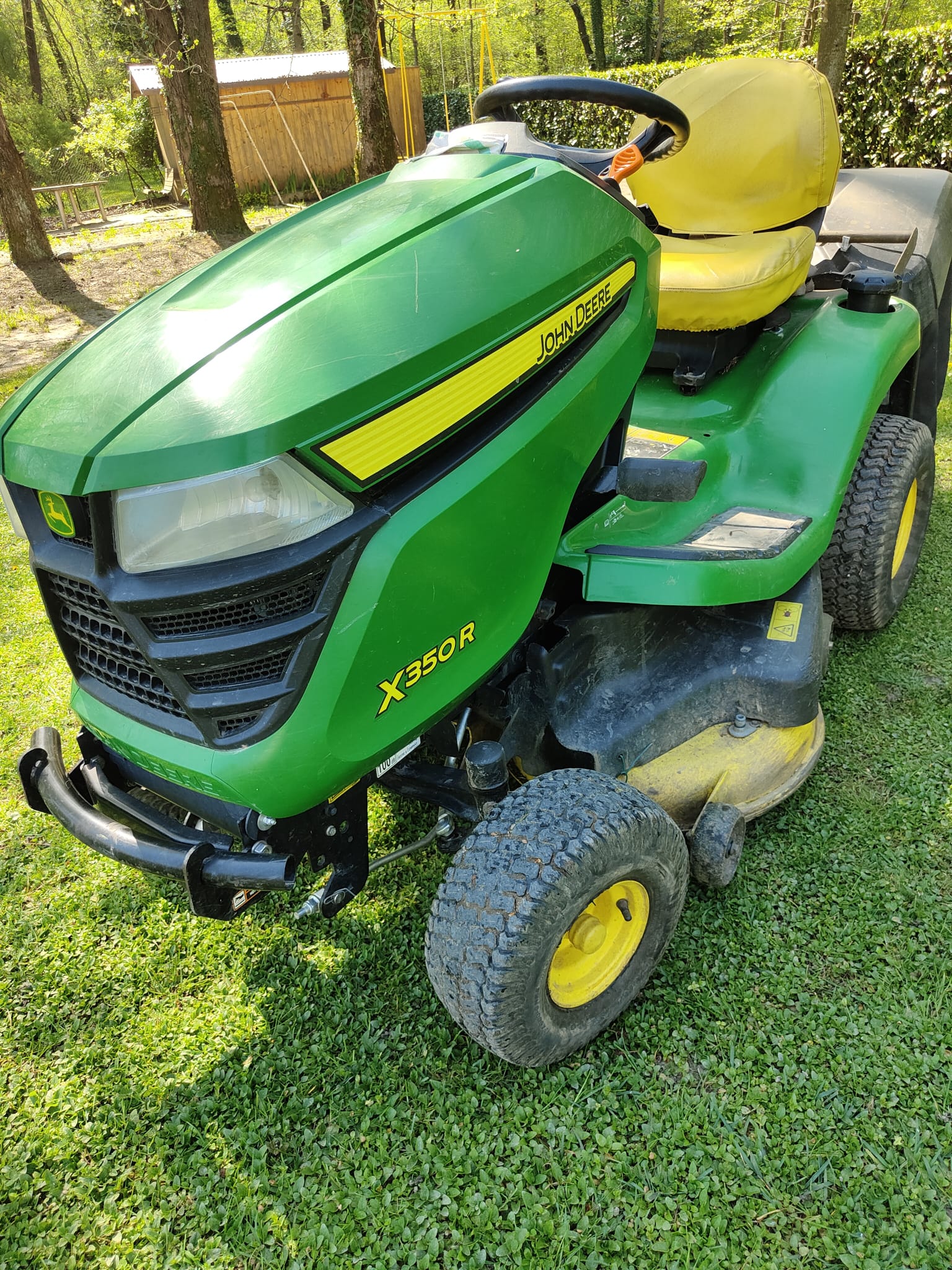 Trattorino X350R John Deere - cinghie nuove - UN ANNO DI GARANZIA