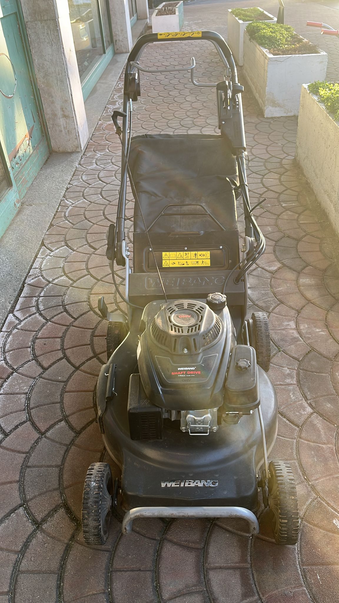 Tagliaerba WB537 con trasmissione a cardano. Garanzia 1 anno